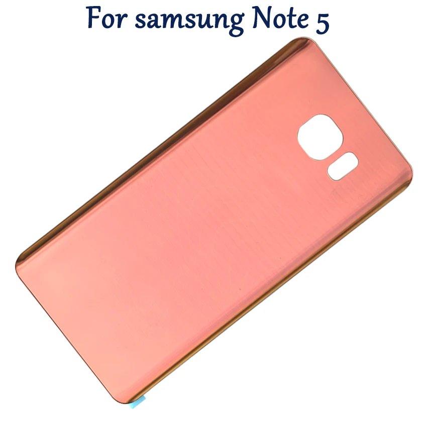 Чехол для задней крышки корпуса note5 для samsung Galaxy Note 5 N920 N920F с объективом, крышка для батареи, задняя крышка, замена стекла