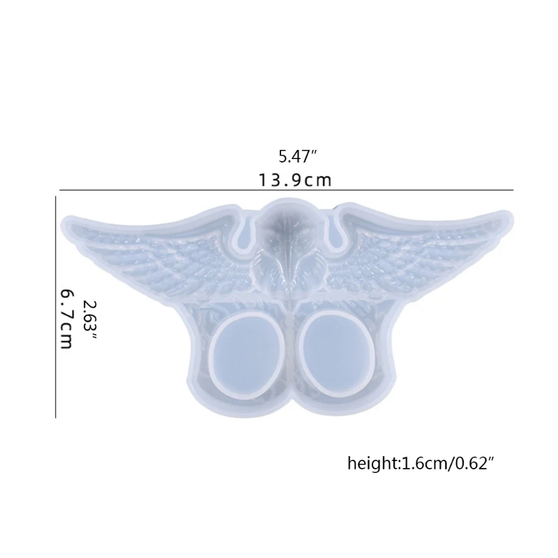 

Eagle Keychain Crystal Epoxy Resin Mold DIY Crafts Jewelry Casting Tools Necklace Pendant Silicone Mould