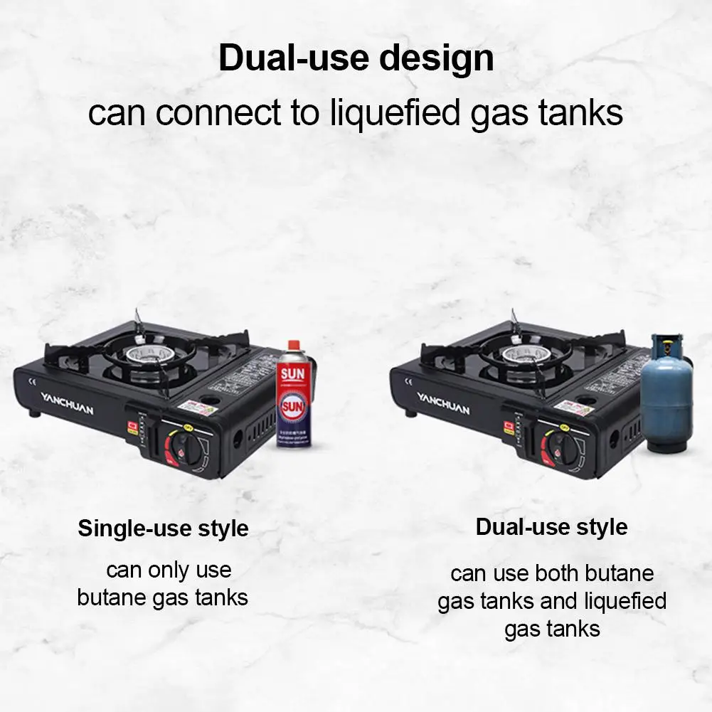 

Portable Butane Stove Cooker Cookware Gas Burners Adjustable Fire Power Gas Stove For Outdoor Backpacking Hiking Camping Furnace