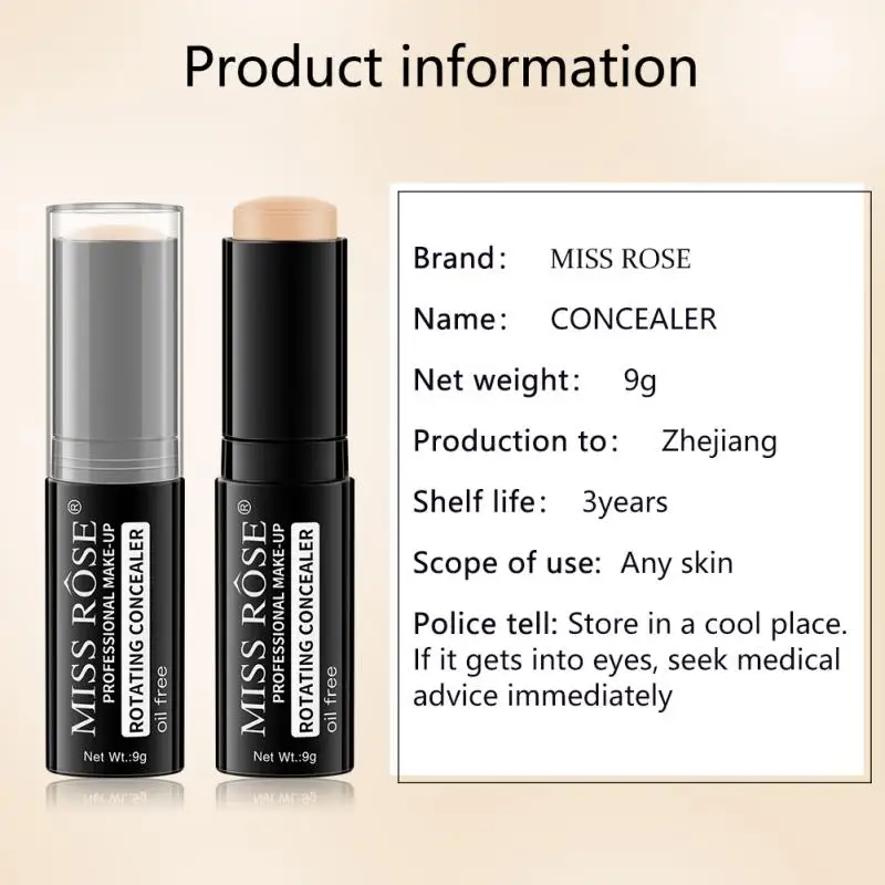 MISS ROSE Color корректирующий консилер ручка для макияжа водостойкие Оттенки глаз