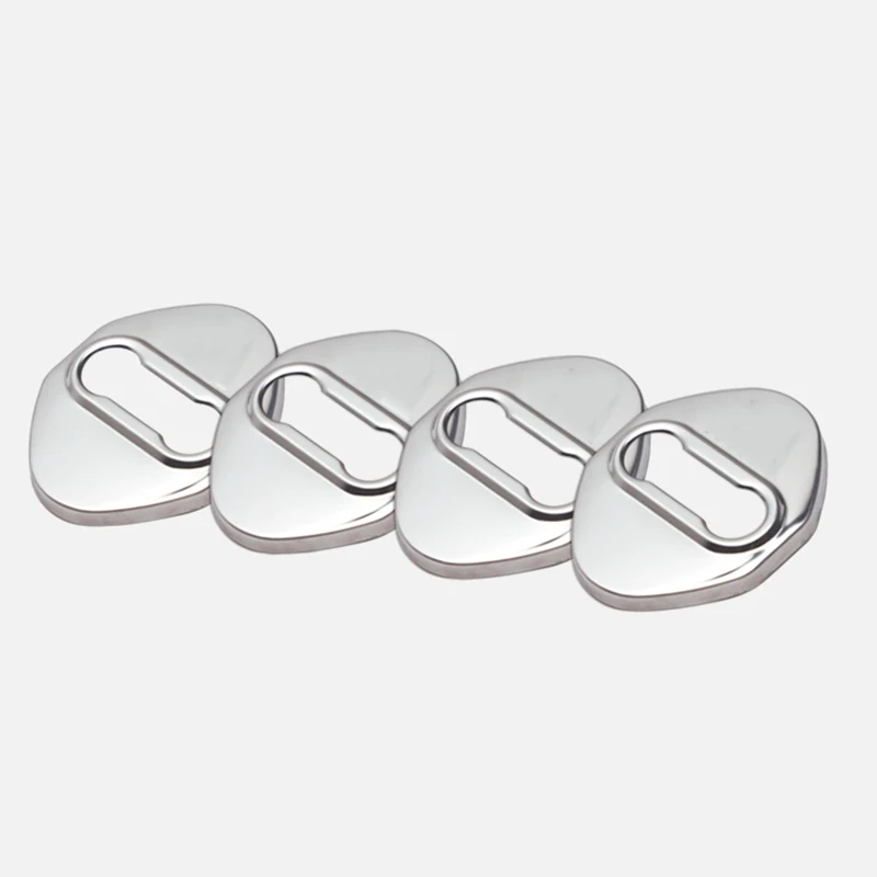 4 шт. накладки на автомобильные дверные замки из нержавеющей стали для Toyota RAV4 C HR CHR