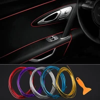 3m5m car seal styling interior stickers decoration strips mouldings trim dashboard door edge universal for car accessories
