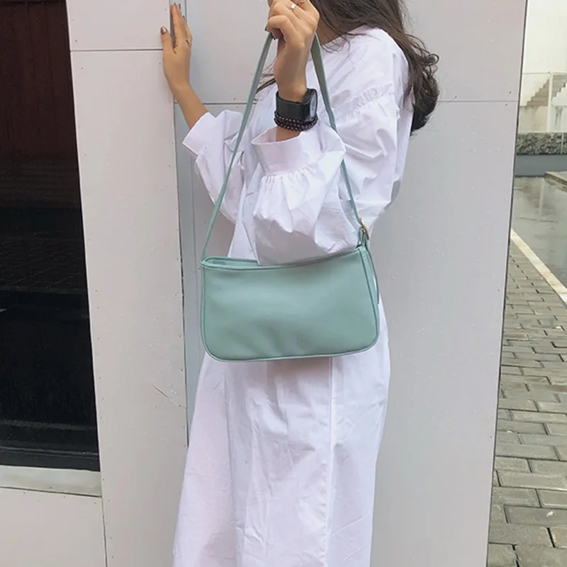 Женская сумка-мессенджер в стиле ретро Модный повседневный саквояж на плечо с