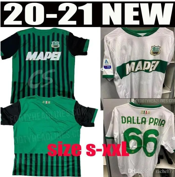 

20 21 Sassuolo JERSEYS 100TH Centenary Berardi BOGA Locatelli 2020 2021 home away maglietta Calcio Traore FOOTBALL SHIRTS