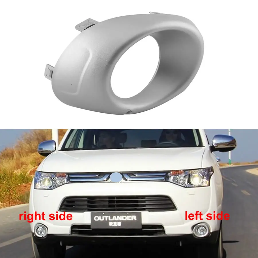 

For Mitsubishi Outlander 2013 2014 2015 Front Bumper Grille Driving Lamp Cover Fog Light Cover Fog Lamp Shell