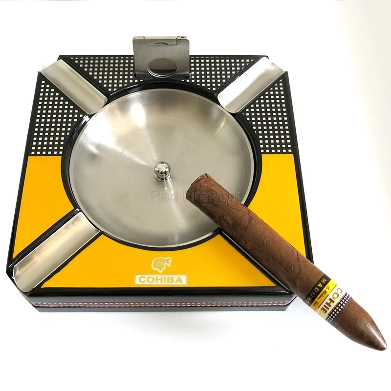Квадратная съемная чаша Cohiba противоскользящий домашний держатель для сигар 4