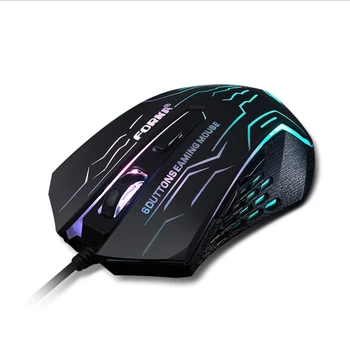 Mouse Silent Click USB Wired Gaming Mouse 6 Buttons 3200DPI Mute Optical Computer Mouse Gamer Mice for PC Laptop Notebook Game