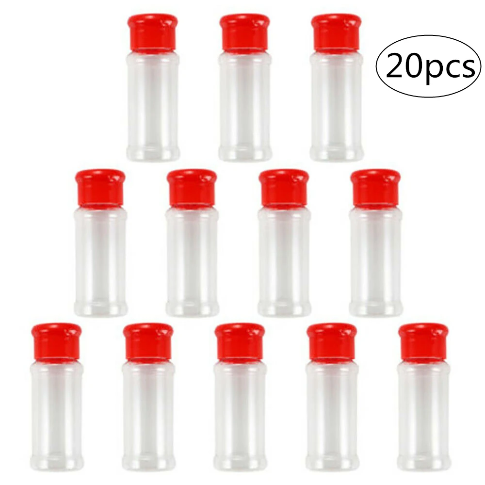 20 шт. пластиковые шейкеры для соли и перца|Солонки тара хранения| |
