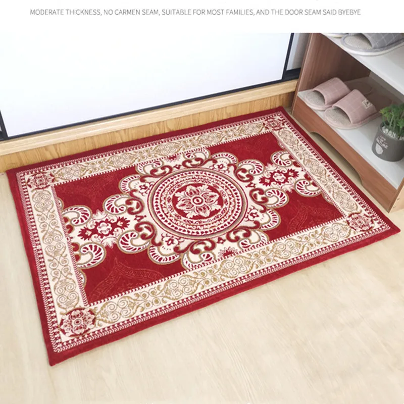 Eogoe Chinese Style Luxury Jacquard Floor Mat Doormat for Entrance Door Outdoor Rug Home Decor Carpet Living Room Hallway Rugs |