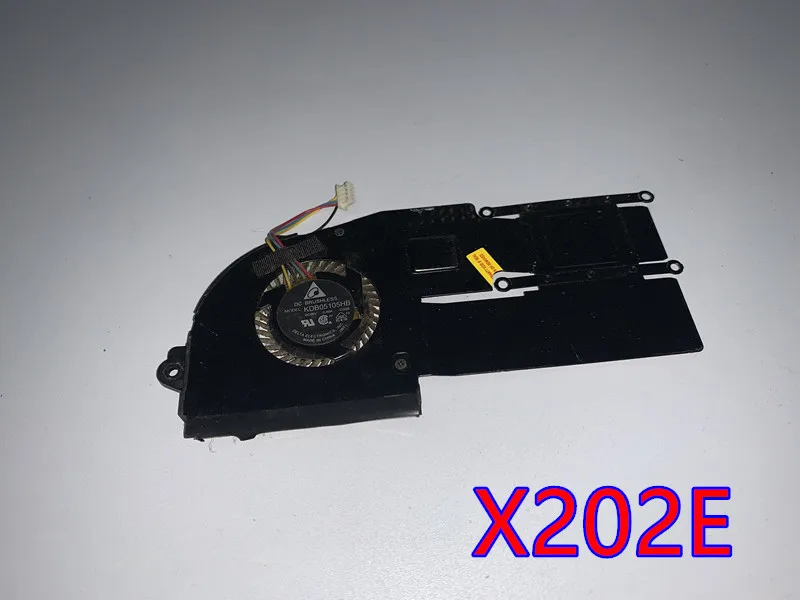 Вентилятор охлаждения процессора и радиатор для ASUS VivoBook S200 S200E X201E X202E Q200E X201EP AB05105HX060B00 13GNFQ1AT010, идеально работает
