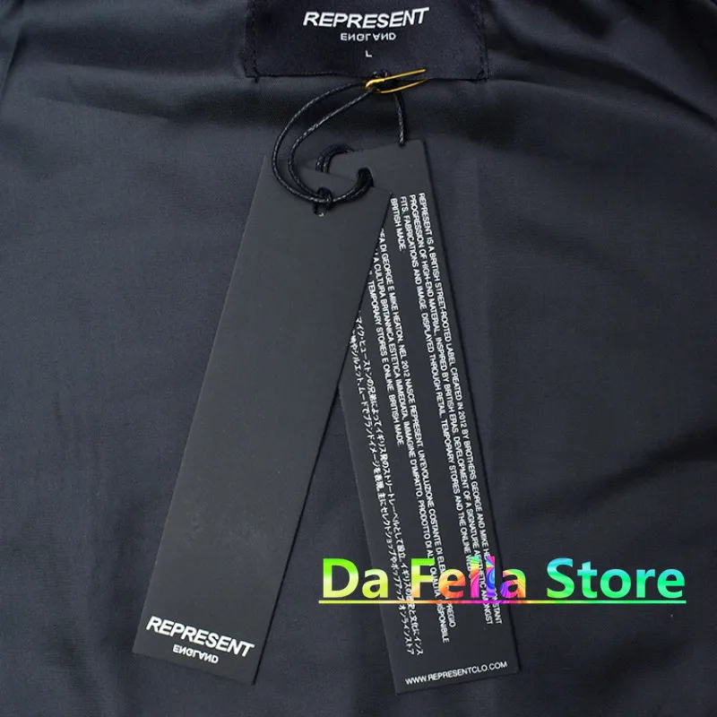 

Slightly Oversize Represent Hoodie Men Women 1:1 High Quality Raglan Sleeve Represent Sweatshirts Cotton Jersey Hood Pullovers