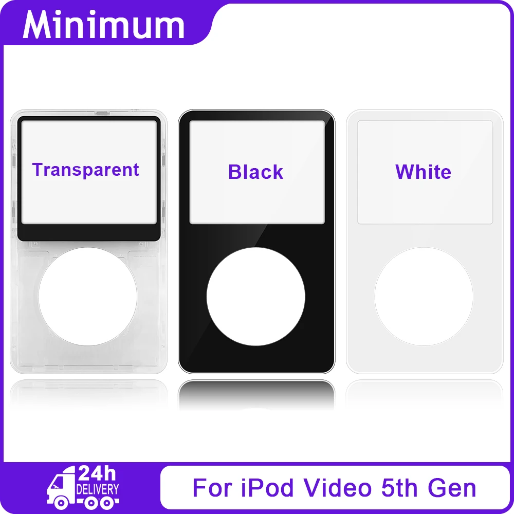 Новый прозрачный чехол для iPod Video 5 го поколения 30 Гб 60 ГБ 80 пластиковый переднего