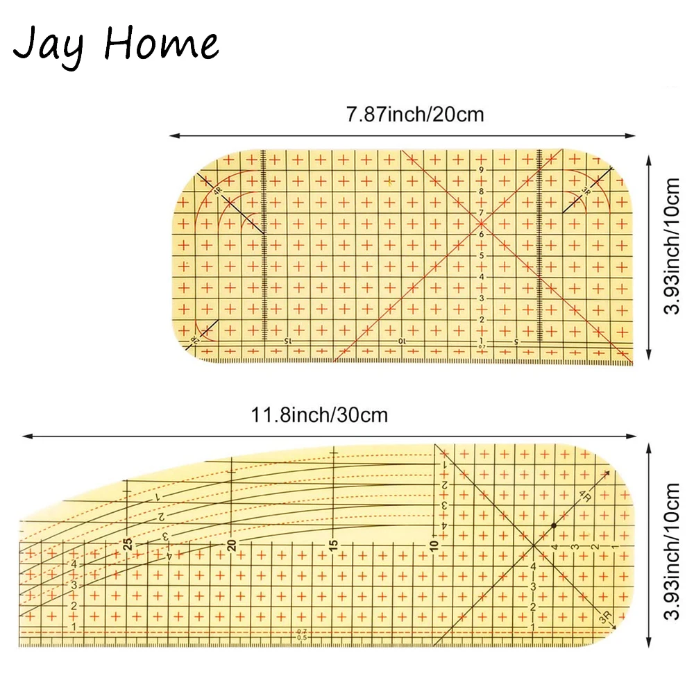 

1PC Hot Ironing Ruler High Temperature Patchwork Ruler & 2 Colors Heat Erase Pens DIY Cloth Quilting Ruler Tailoring Accessories