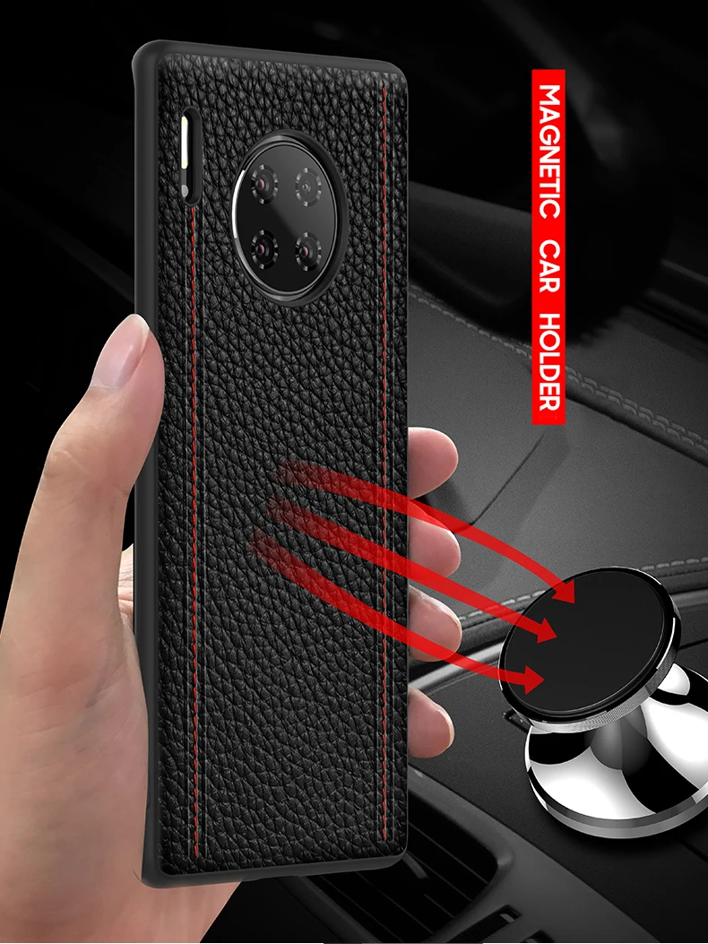 Для huawei mate 30 Pro Винтажный чехол из натуральной кожи для huawei mate 30 20 PRo 20X роскошный полный защитный Модный чехол mate 30 mate 20 X P30 P30Pro защита противоударные аксессуары