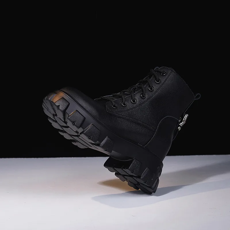 

Autumn and winter 2020 new boots women's inner high women's shoes small women's shoes British Wind boots