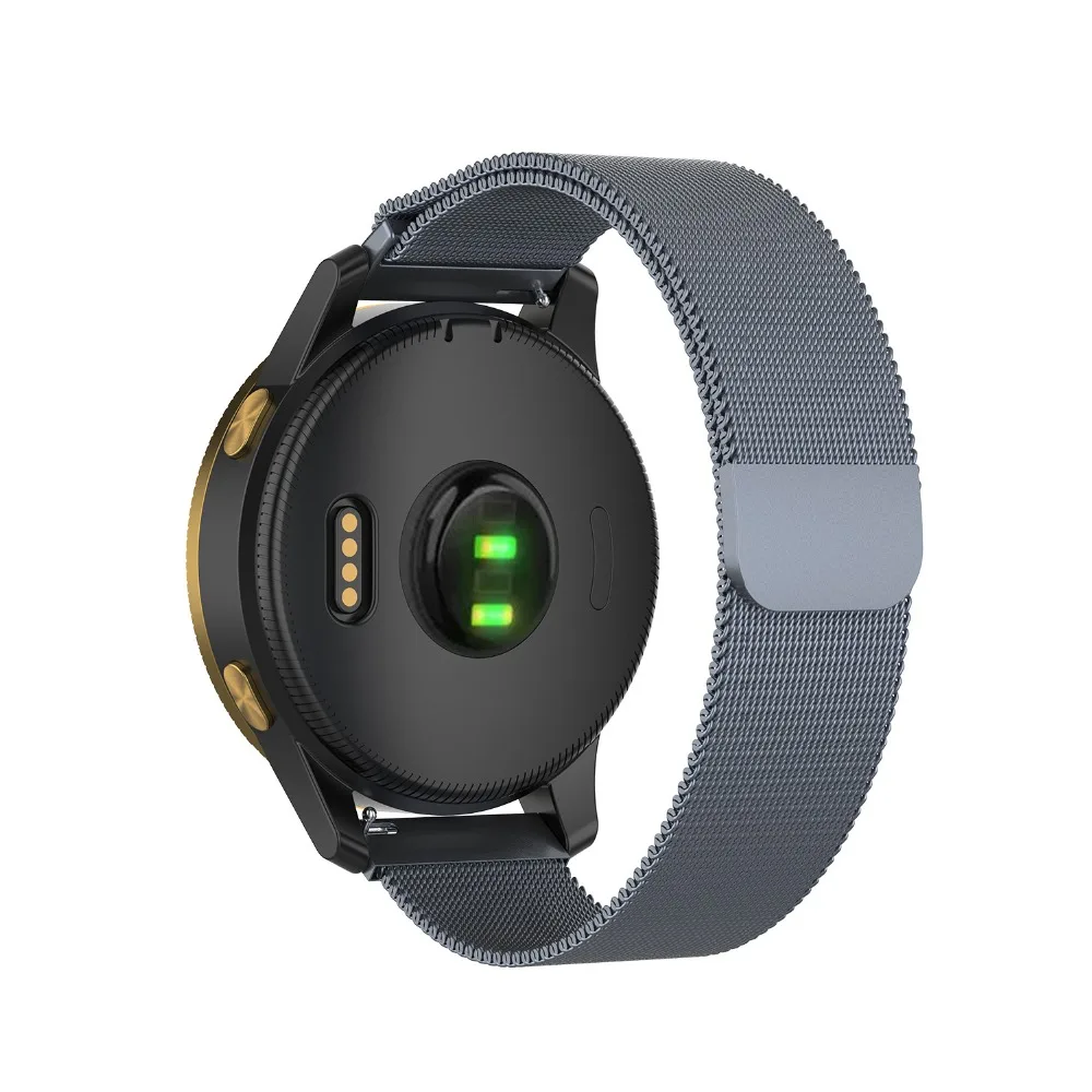 COMLYO, 22 мм, Смарт-часы, браслеты на запястье для Garmin vivoactive, 4 ремешка, Миланский ремешок для часов, браслет на запястье Garmin Vivoactive4