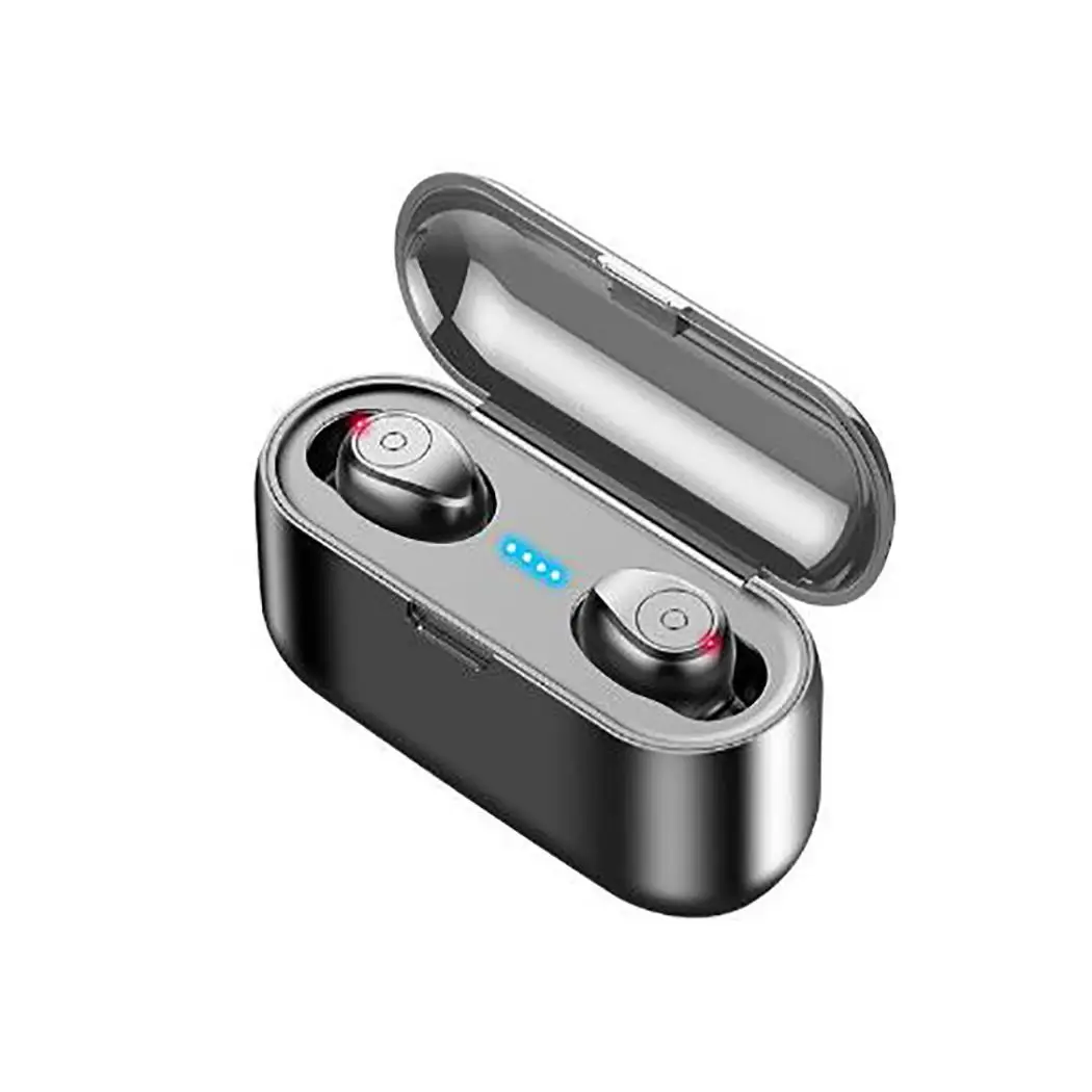 Миниатюрная Беспроводная Bluetooth-гарнитура наушники-вкладыши 20-21000 Гц светодиодный