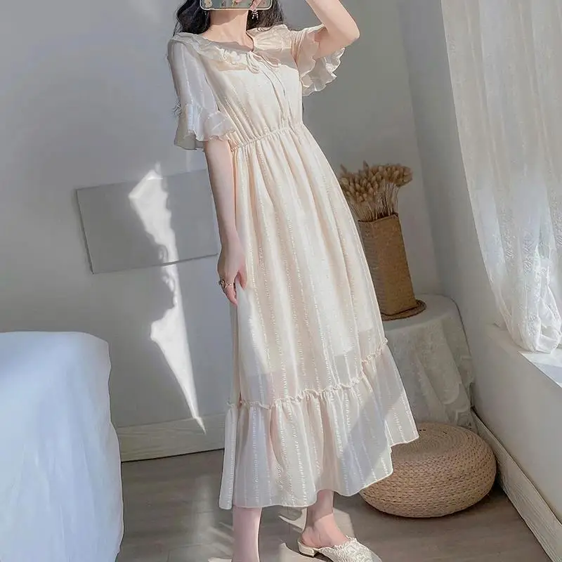 Женские платья с расклешенными рукавами для отдыха пикантные элегантные