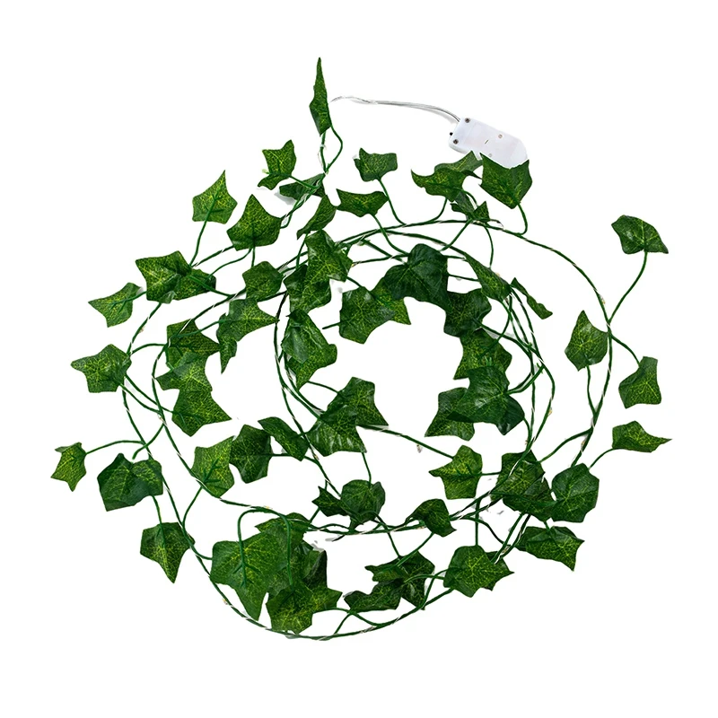 

Искусственный Плющ гирлянда поддельные светильник в стиле виноградной лозы Декор искусственного зеленая висит растений зеленых насаждени...