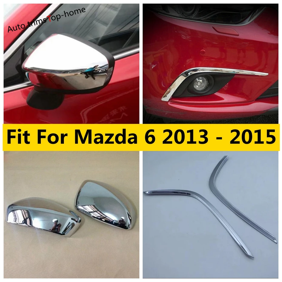 Переоборудование экстерьера комплект для Mazda 6 2013 2014 2015 ABS хромированные передние