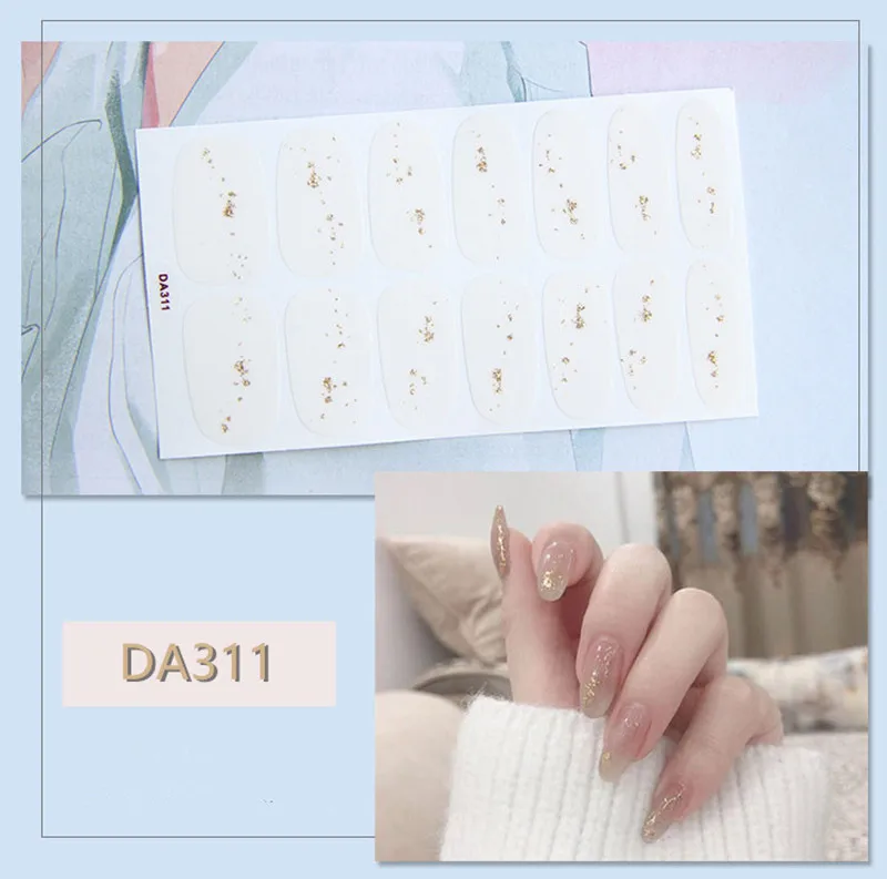 Lamemoria 1 Лист Лазерная Пленка Наклейки для дизайна ногтей блестящая переводная