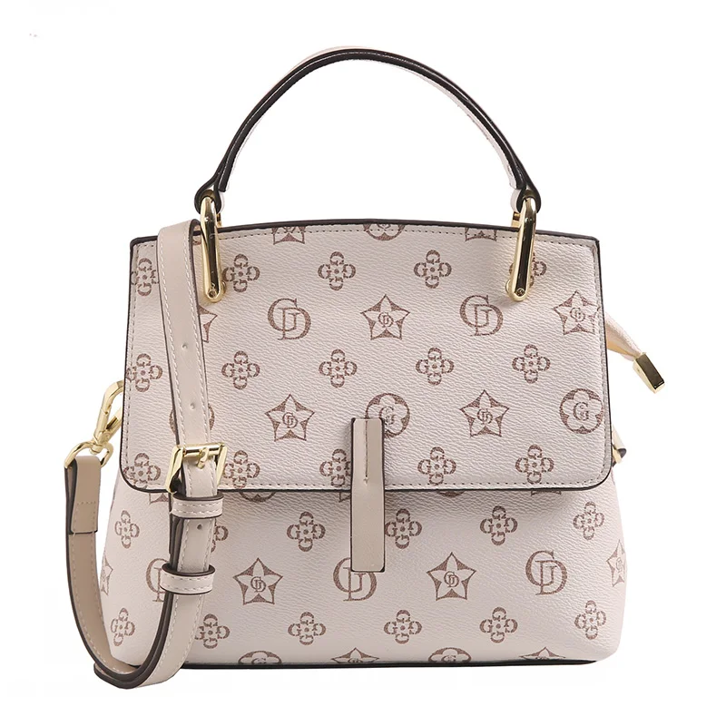 

genuine leather women buckets 2021 hot sale geometric prints single shoulder bag ladies designer purses and handbags