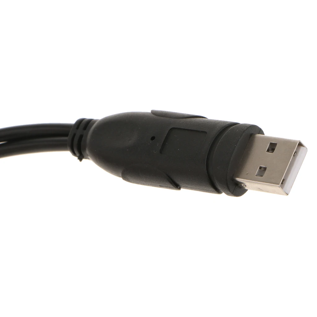 Кабель-адаптер с USB папа на 2 порта PS2 PS/2 мама для ПК мыши клавиатуры аксессуары