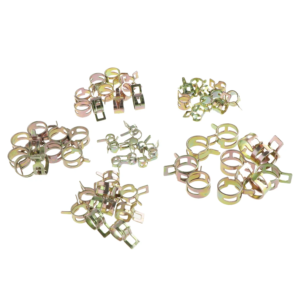 60 шт. пружинный ремешок типа зажимы провода трубки шланг зажим трубы 6 15 мм для