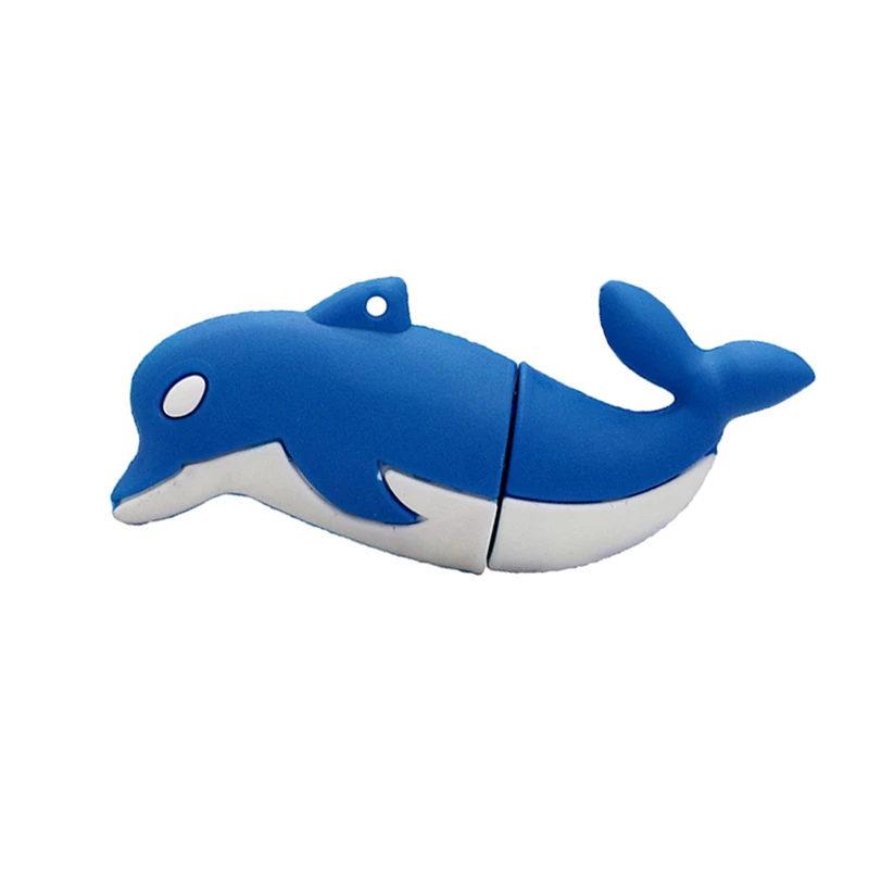 Персональный флеш-накопитель Dolphin USB флеш-накопитель 256 ГБ 8 ГБ 64 ГБ 16 ГБ 32 ГБ 128 ГБ флеш-накопитель usb 4 256 16 ГБ флеш-накопитель - Цвет: Blue