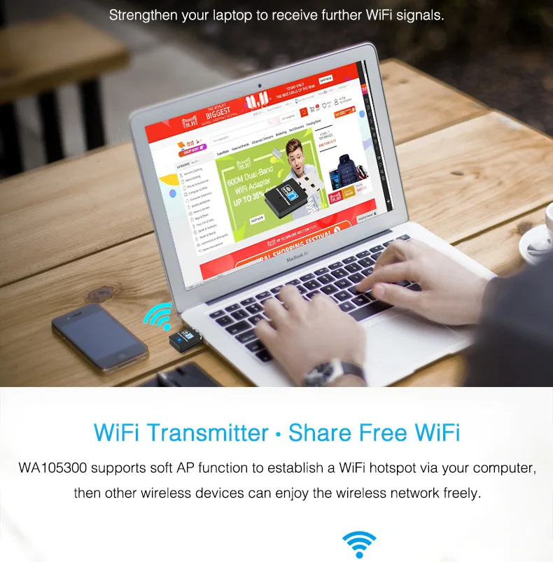 ZEXMTE 300 Мбит/с Wi-Fi сетевой адаптер ключ для ПК/настольного компьютера/ноутбука RTL8192 Chipest Мини Путешествия USB wifi ресивер Поддержка Mac OS X