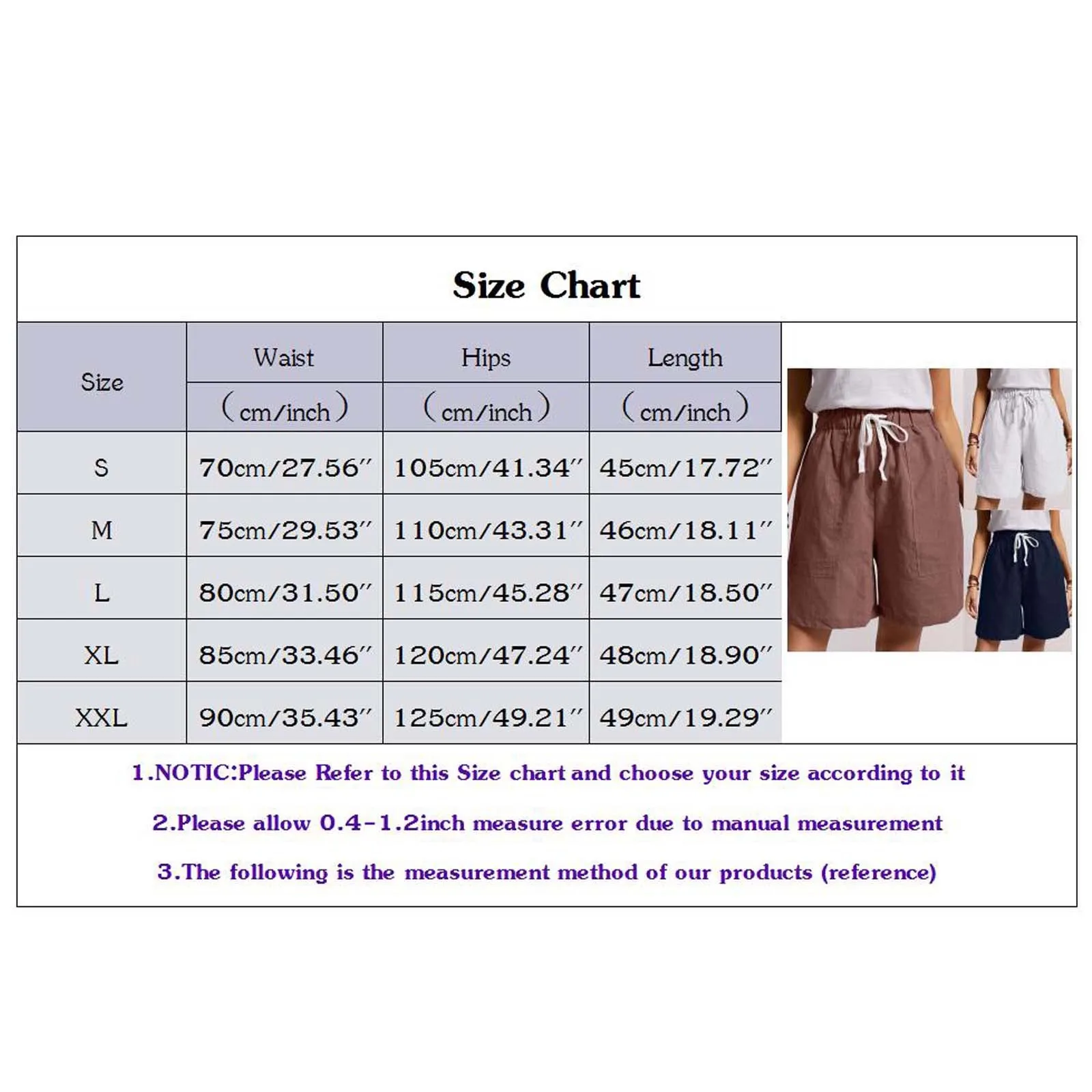 

Summer Women's Casual Fashion Solid Shorts Loose Mid Waist Pants Drawstring Frenulum Pockets Shorts Pantalones De Mujer