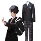 Костюм для косплея из Игры Persona 5 Акира Курусу костюм P5 Рен Амамия полный комплект школьная форма мужские костюмы на Хэллоуин унисекс Блейзер наряд