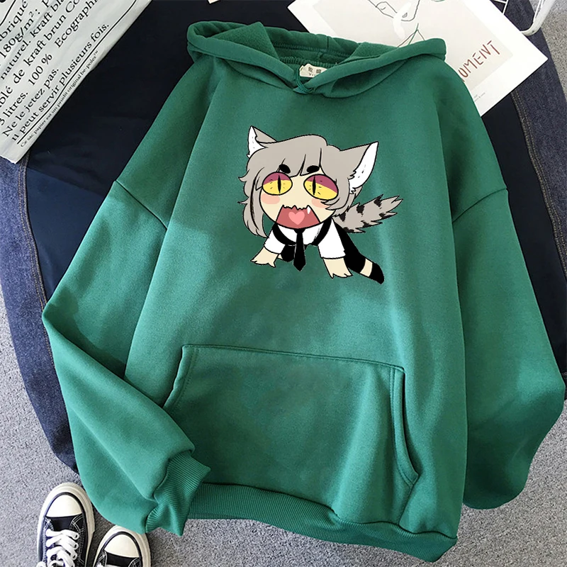 

New Arrival Harajuku bungou stray dogs Hoodies Printing cute Anime student casual basic Pullover Sweatshirt Hip Hop Streetwear