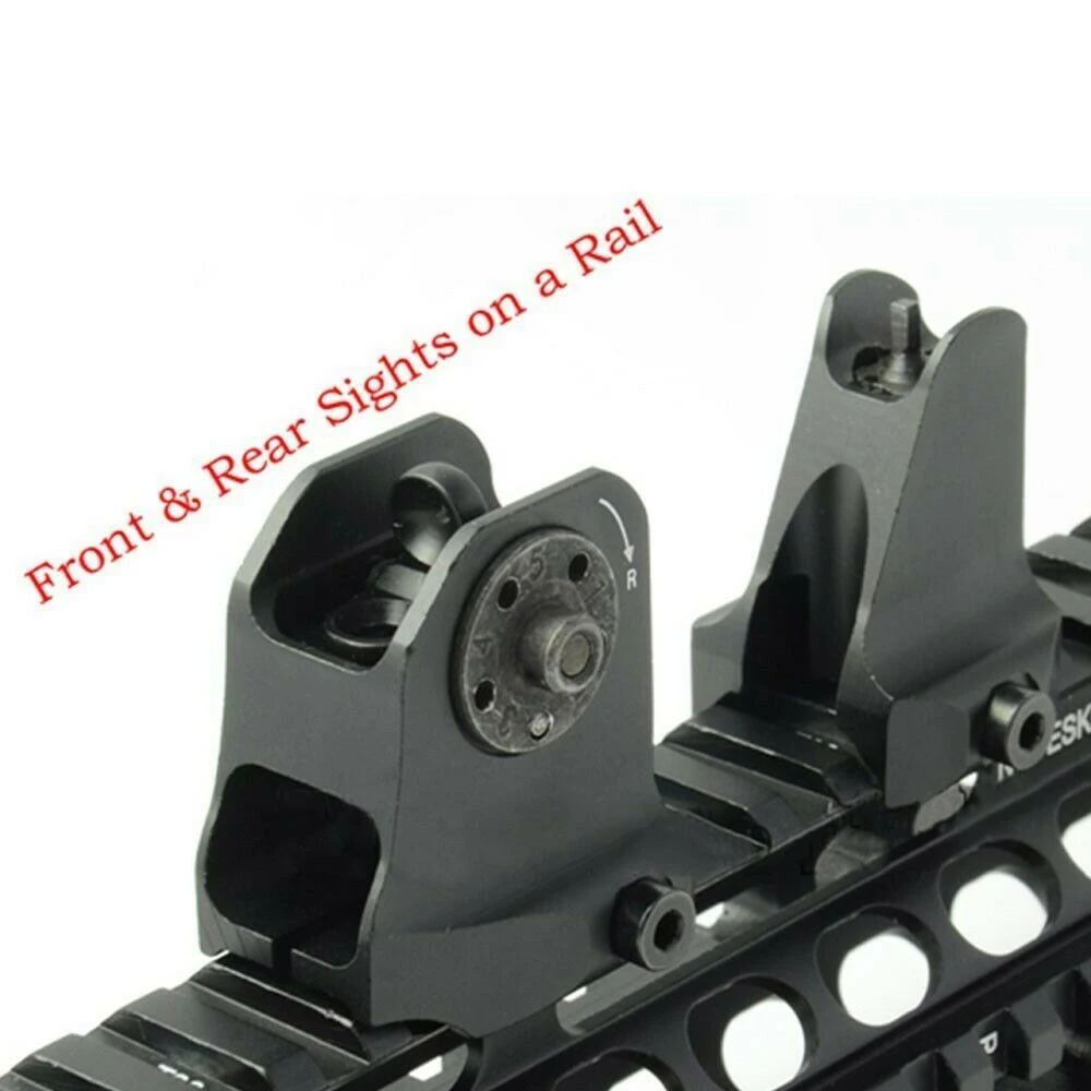 Тактическое крепление на рейку фиксированный передний Железный прицел Weaver Picatinny