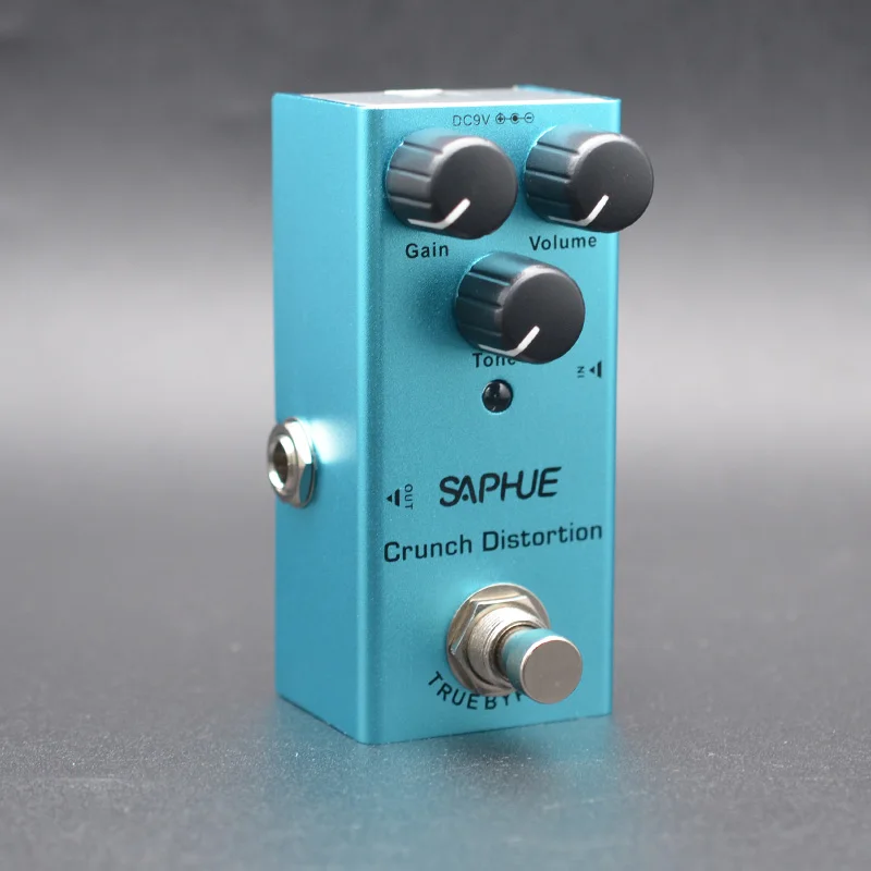 Электрическая гитара хрустящая педаль искажения усиление/громкость/тональная