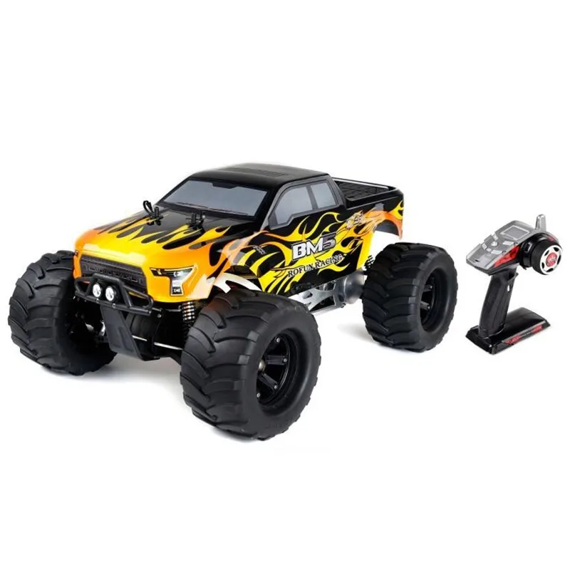 RC 1/5 масштаб rovan 29CC газовый двигатель 4WD BM5 Багги короткий курсовый грузовик готов к запуску RTR Радио управление baja автомобили - Цвет: Цвет: желтый