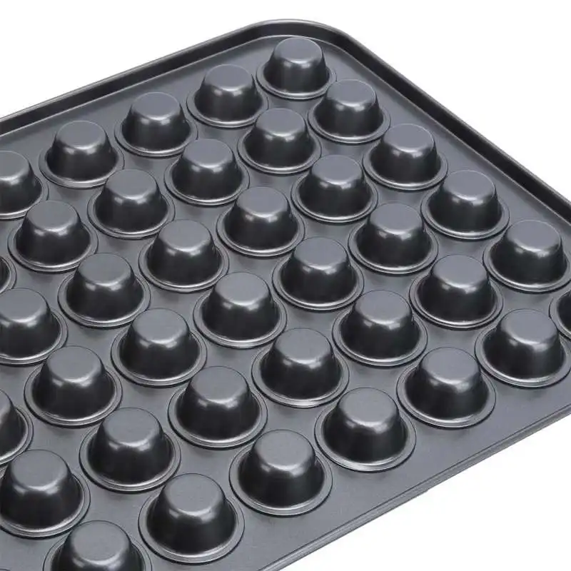 

48-Cup Non-Stick Mini Round Cupcake Pan Tray Baking Mould Bakeware Cooking Accessory Cupcake Bakeware