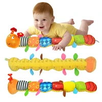 baby toy musical rattle with ring bell cute cartoon animal plush doll early educational