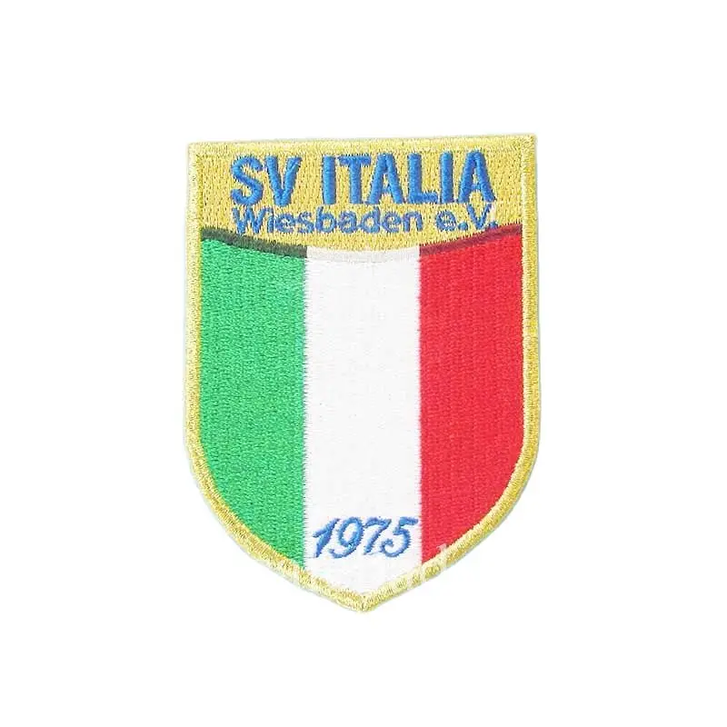 Изготовление флага Сделано в Китае зеленый белый красный цвета вышитые патчи