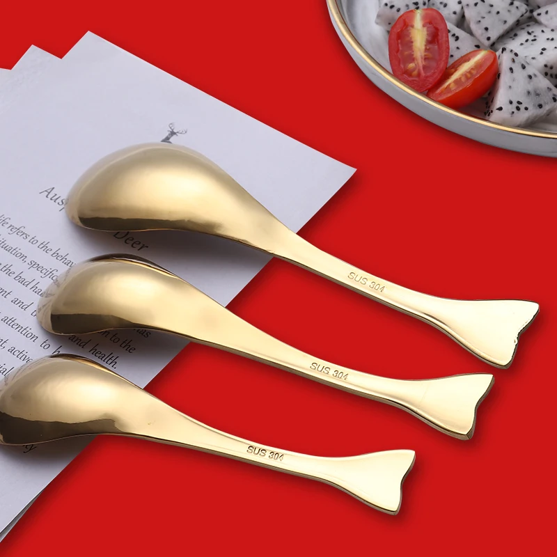 Ложка из нержавеющей стали для еды в западном стиле 304 | Дом и сад