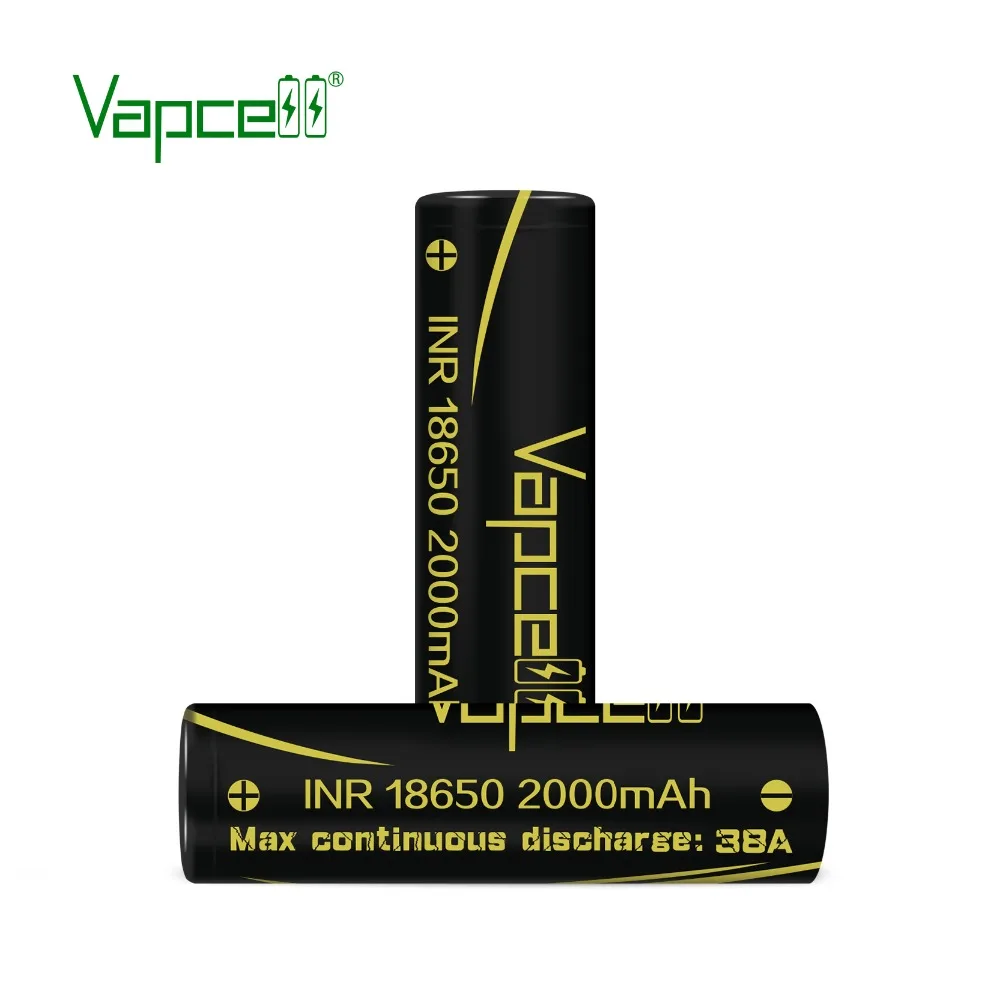 vapcell 18650 2000mah 38A литий-ионный аккумулятор 3,7 v равный VTC5A крутой, чем HB6 лучший выбор для фонарика/элемента электроинструмента