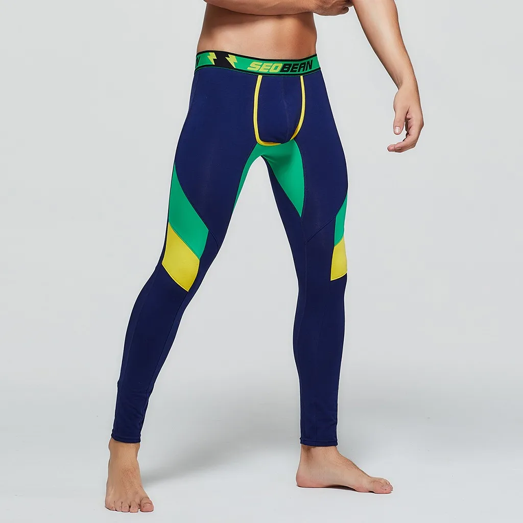 Спортивные штаны для йоги мужские джоггеры Сексуальные облегающие брюки