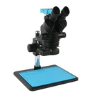 7X-45X Тринокулярный стереомикроскоп с мультифокальным увеличением 2K 38MP электронная цифровая видеокамера для пайки печатных плат