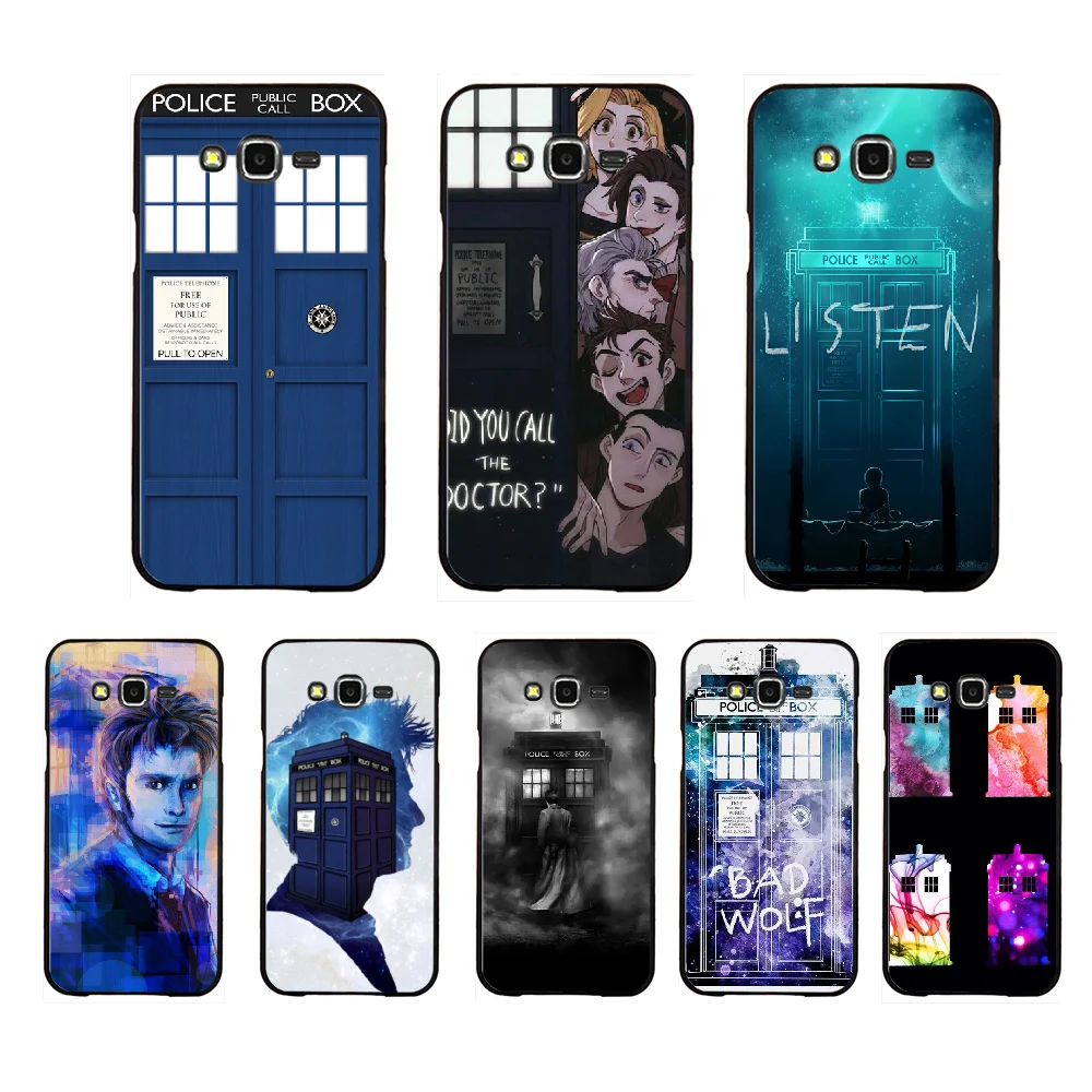 NBDRUICAI Tardis Box чехол Доктор Кто черный мягкий для телефона Samsung Galaxy J7 J8 J3 J4 J5 J6 Plus 2018