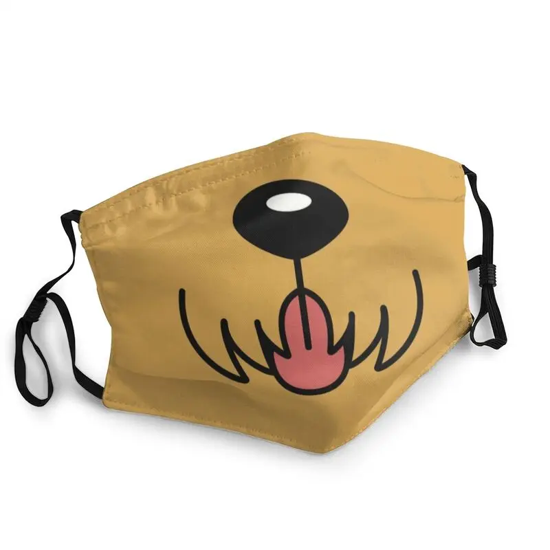 

Cartoon Yorkshire Terrier Dog Mouth Face Mask Unisex Breathable Yorkie Mask Men Anti Haze Dustproof Protection Respirator Muffle