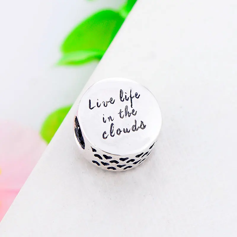 Браслет и ожерелье из серебра 925 пробы с подвеской в виде воздушного шара|Бусины| |