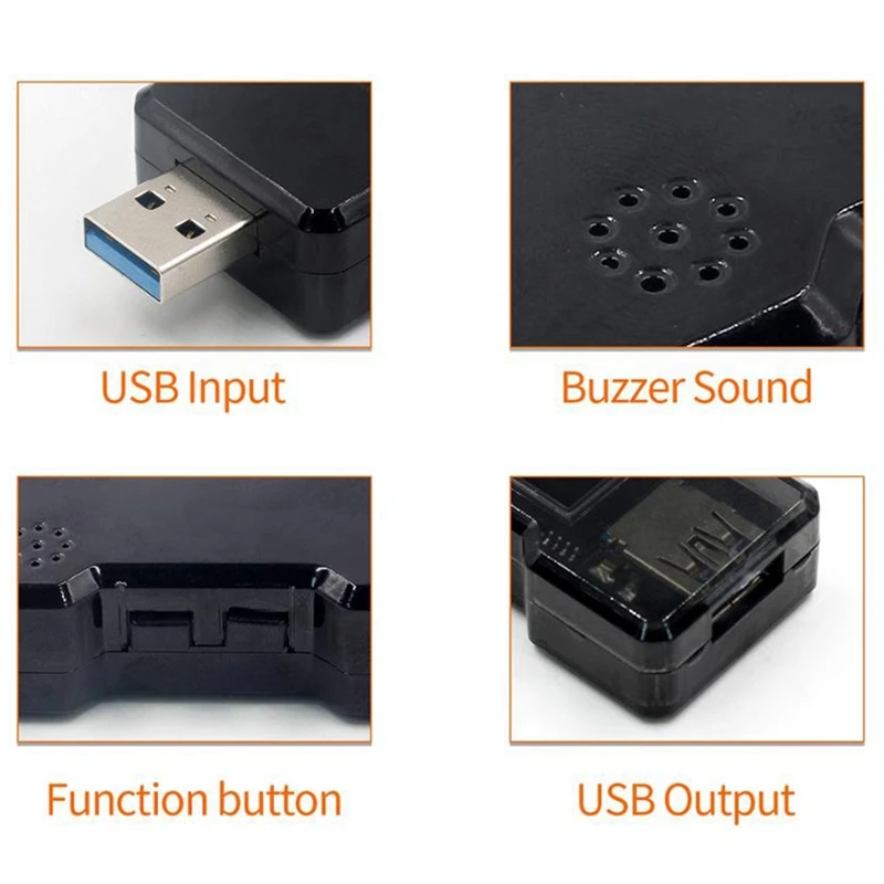 USB тестер FNB18 цифровой вольтметр постоянного тока амперметр измеритель