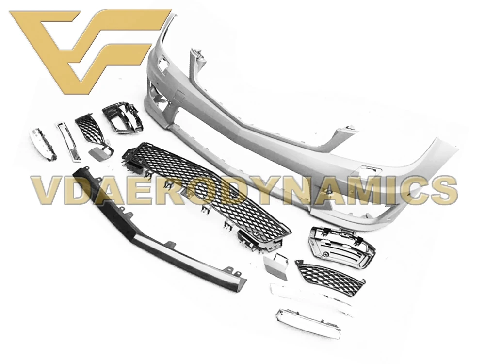 Подходит для 2011 2013 Benz W204 C Class C180 C200 C220 C250 C300 C320 C350 Φ полный комплект корпуса передний задний бампер боковые