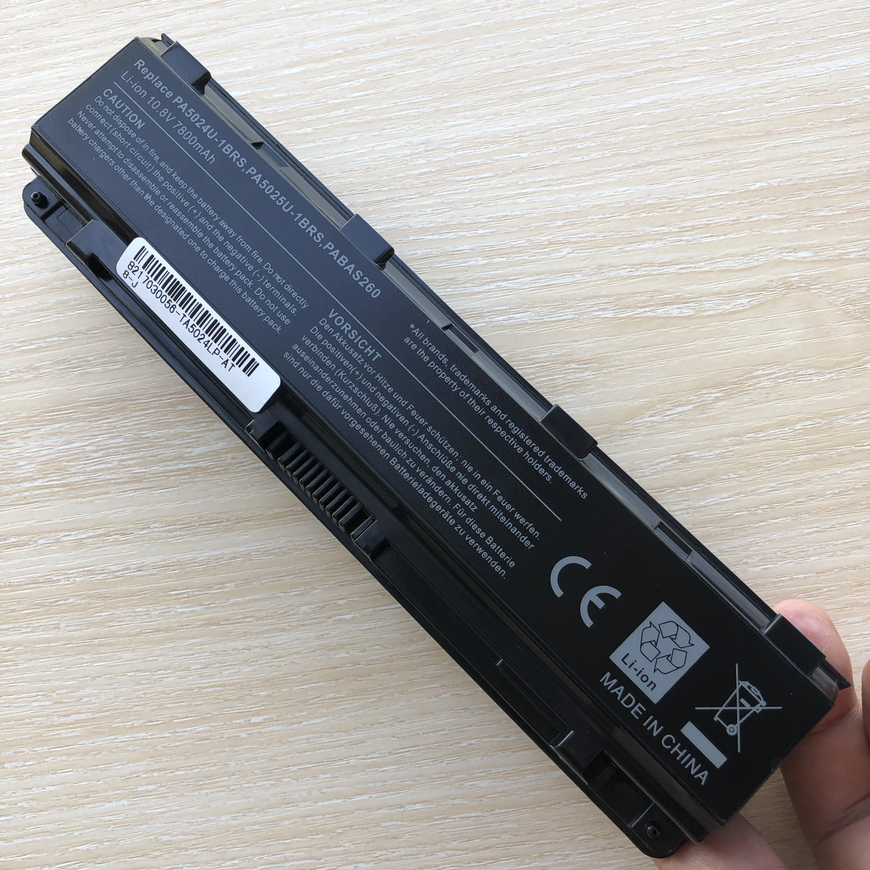 

New laptop battery FOR TOSHIBA Satellite C800 C805 C840 C850 C855 C870 L800 L805 L830 L835 L840 L850 L855 PA5024U-1BRS