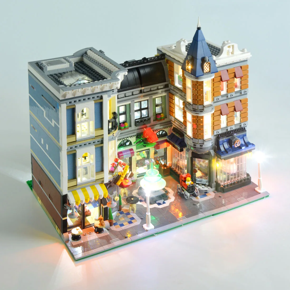 Светодиодный строительный блок комплект аксессуаров USB Light для сборки Square 10255